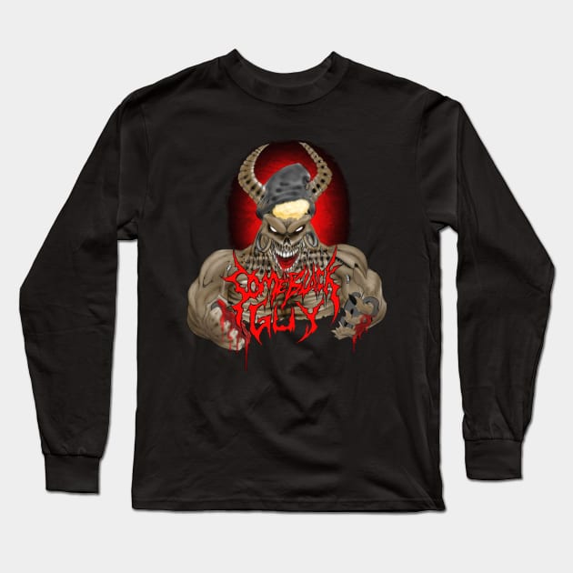 Death Metal by DomegaMDesign Long Sleeve T-Shirt by SomeBlackGuy